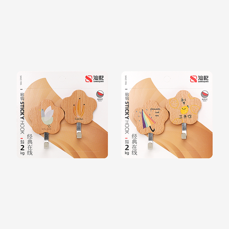 汕乾8574實(shí)木粘鉤